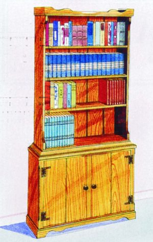 COUNTRY BOOKCASE