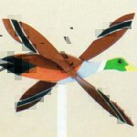 DUCK AND FLAMINGO WHIRLIGIGS