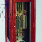 STRAIGHT-SIDED GRANDFATHER CLOCK