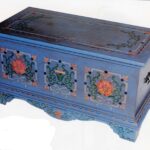 FOLK PAINTED CHEST
