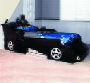 CHILD'S BAT CAR BED