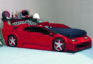 CHILD'S SPORTS CAR BED