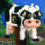 COUNTRY MILK COW MAILBOX