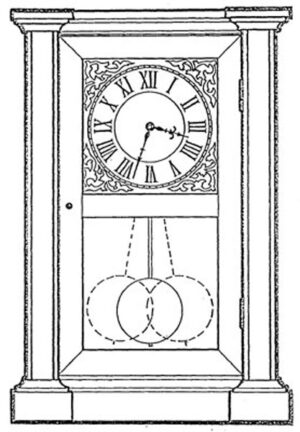 19th c. Shepherdess Mantel Clock