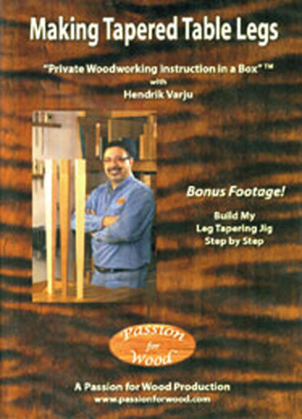MAKING TAPERED TABLE LEGS DVD
