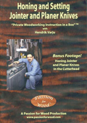 HONING AND SETTING JOINTER AND PLANER KNIVES DVD
