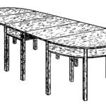 D END DINING TABLE (EXTENDABLE)